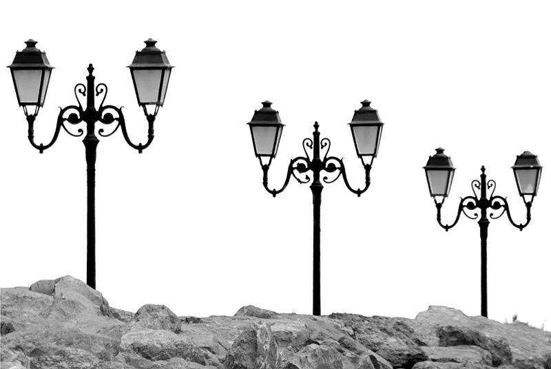 Saintes Maries de la Mer streetlamps